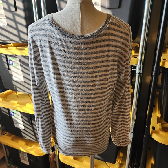 Cat & Jack Girls Striped Long Sleeve Top – Size Large (10/12) - Picture 2 of 14